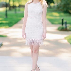 LuLu’s, Small, Embroidered White Dress